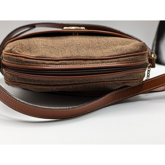 Vintage Flavi Vismano Leather Front Pocket Crossbody Purse - Picture 11 of 16